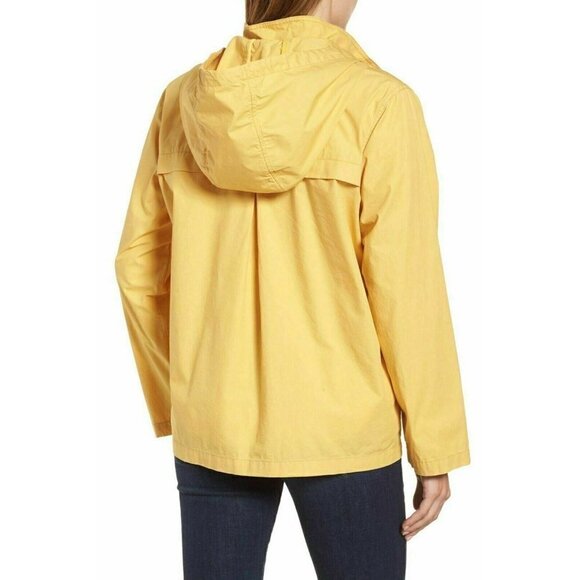 Caslon Women's Petite Yellow Short Techy Cotton Parka Size XXS - Picture 6 of 11